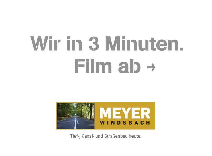 Wir in drei Minuten. Film ab.